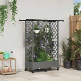  Povišeni krevet s mrežom i krovom Svjetlosiva 124 x 40 x 127 cm | shoptok.hr