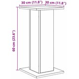  Stalci za zvučnike 2 kom 30 x 30 x 60 cm konstruirano drvo | shoptok.hr