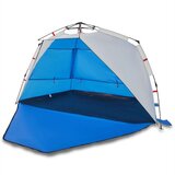 vidaXL Šator za plažu za 3 osobe vodootporni azurnoplavi | shoptok.hr