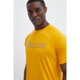 Marmot Športna kratka majica Windridge Graphic rumena barva