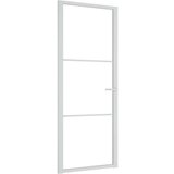  Unutarnja vrata 83 x 201 5 cm Bijela od ESG stakla i aluminija | shoptok.hr