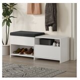 Hanah home cipelarnik filux bench white | ePonuda.com