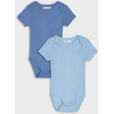 Sinsay Pamučni bodi s rupičastim uzorkom 2 pack | shoptok.hr