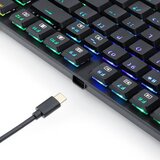 Redragon gaming žična tipkovnica - aps tkl K607 rgb - red switch | Shoptok.si