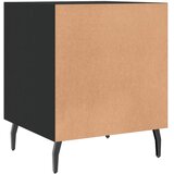  Noćni ormarić crni 40 x 40 x 50 cm od konstruiranog drva | shoptok.hr
