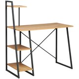MID.YOU PISALNA MIZA kovina, leseni material črna, barve hrasta | Shoptok.si