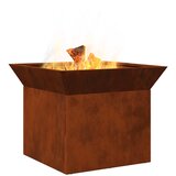  Kamin Rđa 50 x 50 x 40 cm Otporni čelik | shoptok.hr
