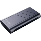 TurboMetal SSD USB4 2TB USB Tip-C USB4 Gen 2x2 Srebro