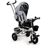 ECO TOYS Deluxe tricikl rotirajući 360° s tendom sive boje Cijene