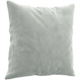 vidaXL Kavč dvosed z okrasnimi blazinami svetlo siv 120 cm žamet, (20925028) | Shoptok.si