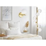 Toolight Zidna svjetiljka Staklena kugla Zlatna APP684-1W | shoptok.hr