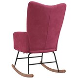  Gugalni stol vinsko rdeč žamet, (20702410) | Shoptok.si