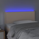  LED uzglavlje boja cappuccina 80 x 5 x 78/88 cm od umjetne kože | shoptok.hr