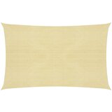 vidaXL Jedro za zaštitu od sunca 160 g/m² bež 2 5 x 4 5 m HDPE Cijene