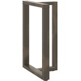  Noge za barski stol T-oblika 2 kom Crne 60x35x(90-91) cm Čelik | shoptok.hr