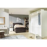 home24 omara z drsnimi vrati, bela, bela, visoki sijaj | Shoptok.si