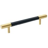  Pohištveni ročaj (2 kos, Vrsta pohištvenega ročaja: Drog, Usnje, Drugo, Dolžina: 180 mm, Zlata/Modra) | Shoptok.si