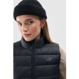 4f Womens Padded Gilet With Collar Black WAW24TVJ | shoptok.hr