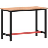  Radni stol 115x55x81,5 cm od masivne bukovine i metala | shoptok.hr
