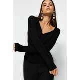 Trendyol Sweater - Black - Slim fit Cene