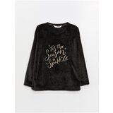 LC Waikiki Women's Crew Neck Embroidered Long Sleeve Plush Pajamas Set Cijene
