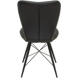 Hom`in stol, kovina, tekstil črna | Shoptok.si