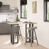  Noge za barsko mizo v obliki črke T 2 kosa antracit 50x35x(100-101) cm jeklo | Shoptok.si