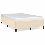  Okvir kreveta bez madraca krem 120 x 200 cm od tkanine | shoptok.hr