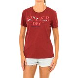 Superdry Majice s kratkimi rokavi W1010062A-N1N Rdeča | Shoptok.si