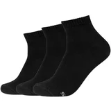 Skechers Nogavice 3PPK Basic Quarter Socks Črna