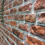  3D zidni paneli s uzorkom tamnosmeđih cigli 10 kom EPS | shoptok.hr