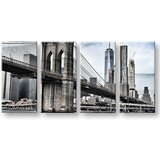  Slike na platnu 4-delne MESTA - NEW YORK ME115E40 (moderne) | Shoptok.si