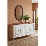 Hanah home komoda Ilay 150, 150 cm, hrast Sapphire / bela / srebrna | Eponuda.com