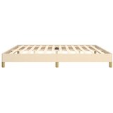  Okvir za krevet bez madraca krem 200x200 cm od tkanine | shoptok.hr