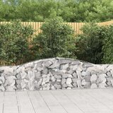  Obokana gabionska košara 9 kosov 400x30x60/80cm cinkano železo Cene