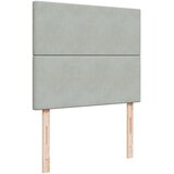  Krevet s oprugama i madracem svjetlosivi 120x190 cm baršunasti | shoptok.hr