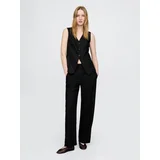 GAP Linen Straight Trousers - Women's