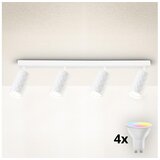  Brilagi - LED RGBW prigušiva spot svetiljka SELE DIAMANT 4xGU10/6W/230V bela | Eponuda.com