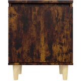  Nočna omarica z nogami 2 kosa dimljeni hrast 40x30x50 cm, (20733255) | Shoptok.si