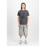 Alpha Industries Majica 'Hawaii' temno siva / črna | Shoptok.si