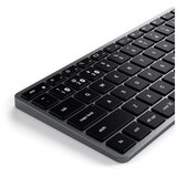 Satechi slim X1 bluetooth backlit wireless keyboard - us - space grey Cene