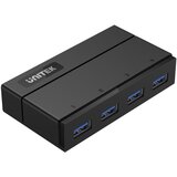 Unitek Y-HB03001 interface hub USB 3.2 Gen 1 (3.1 Gen 1) Type-B 5000 Mbit /s Black | shoptok.hr