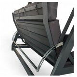 Hanah home Baštenska trostruka ljuljaška stolica Nova 2400 Anthracite | ePonuda.com