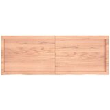 Stolna ploča svjetlosmeđa 140 x 50 x 6 cm tretirana hrastovina | shoptok.hr