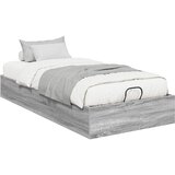 vidaXL Ottomanska postelja Siva Sonoma 193 x 120 x 25 cm Iverna plošča, (5000141767) | Shoptok.si