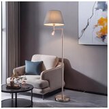 Brilagi LED podna lampa CERIA 1xE27/60W/230V + LED/2,1W mat hrom/siva Cene