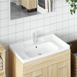 vidaXL Kupaonski umivaonik bijeli 91 5x48x23 cm pravokutni keramički | shoptok.hr