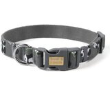 INF Tkaninska ovratnica za hišne ljubljenčke L - Nastavljiva, gravirana, mehka, lahka Gray, (5000214763) | Shoptok.si