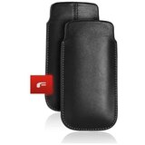 Univerzalna usnjena torbica Slim Deluxe 164x89mm - pravo usnje - črna Cene