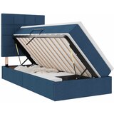 vidaXL postelja s shranjevanjem modra 100 x 200 cm umjetno usnje, (5000099801) | Shoptok.si